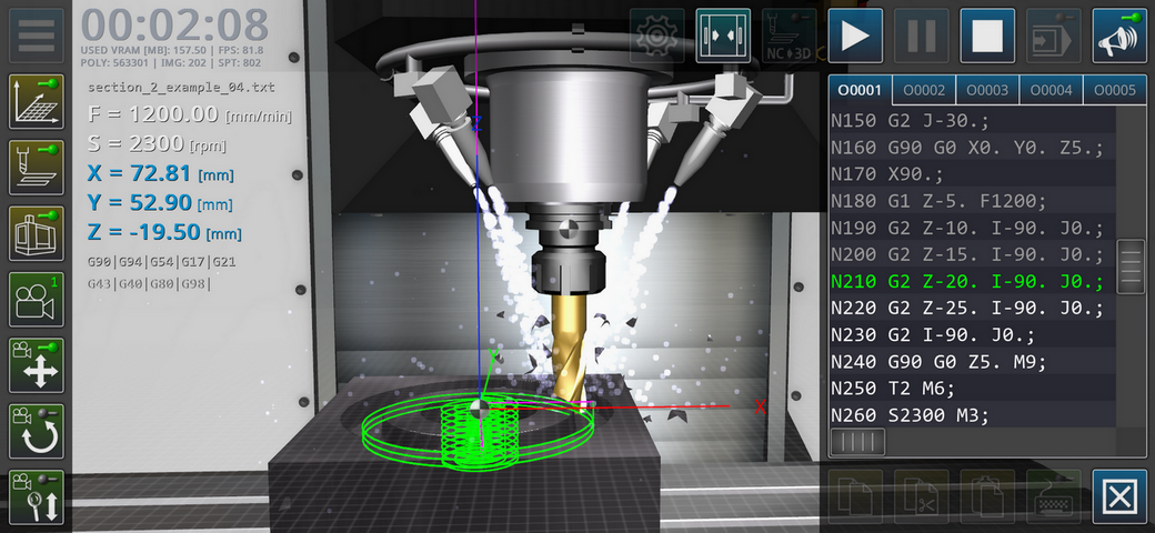 CNC Milling Simulator